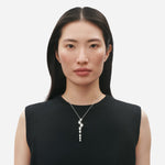 Oxidised Sterling Silver Moonlight Grapes Large Drop Pendant Necklace from Georg Jensen.