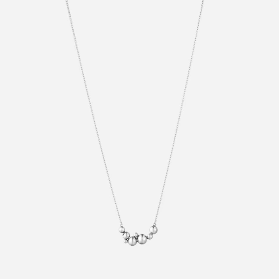 Moonlight Grapes Oxidised Sterling Silver Pendant from Georg Jensen.