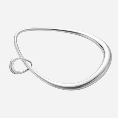 Sterling Silver Offspring Bangle with Charm from Georg Jensen.