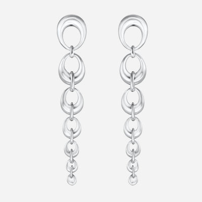 Sterling Silver Offspring Drop Earrings from Georg Jensen.