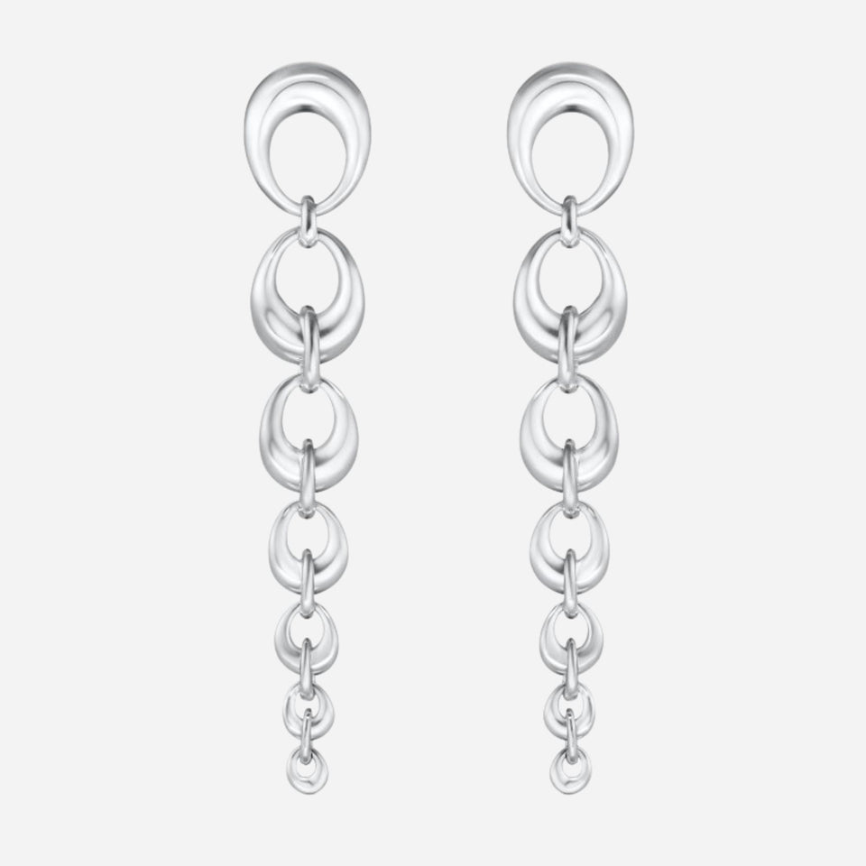 Sterling Silver Offspring Drop Earrings from Georg Jensen.