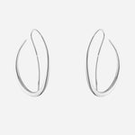 Sterling Silver Offspring Double Earhoops from Georg Jensen.