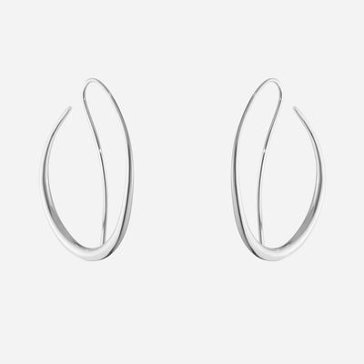 Sterling Silver Offspring Double Earhoops from Georg Jensen.