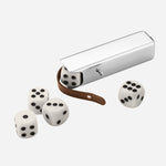 Georg Jensen SKY Stainless Steel Dice Case & Dice.