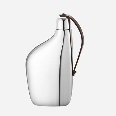 This is the Georg Jensen Stainless Steel Sky Hip Flask.