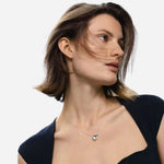 Model shot of Sterling Silver Heart Pendant 2023 Edition from Georg Jensen.