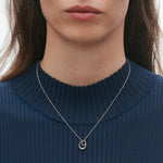Model Shot of Sterling Silver Offspring Pendant from Georg Jensen.
