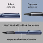  Blue Lx Rollerball Pen from LAMY.
