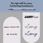  Blue Lx Rollerball Pen from LAMY.