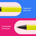 safari Ballpoint Pen in neon yellow from LAMY.