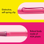 safari Rollerball Pen in neon pink by LAMY 