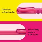 Safari Fountain Pen in Neon Pink by LAMY.