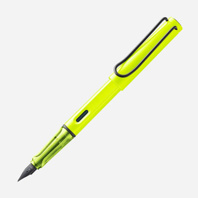 Safari Fountain Pen in Neon Yellow from LAMY.