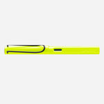 Safari Fountain Pen in Neon Yellow from LAMY.
