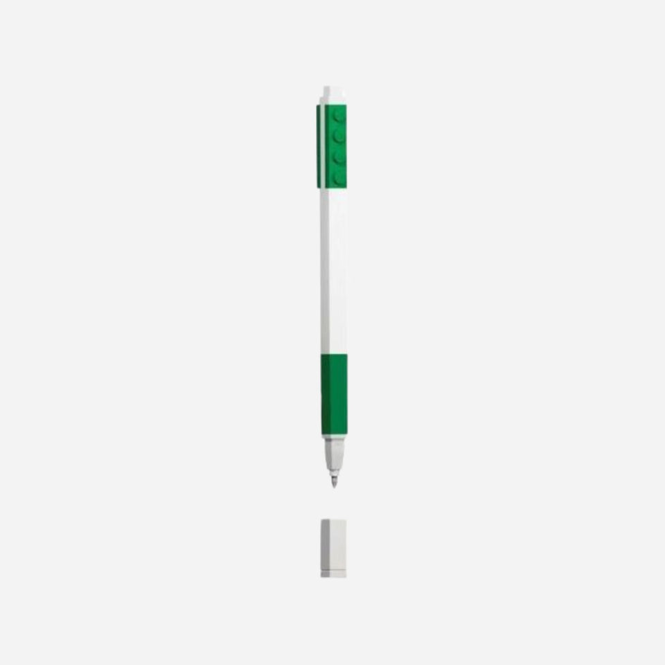 2.0 Single Gel Pen in Green by LEGO.