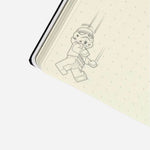 Inside Detail of LEGO ® Disney Star Wars™ Darth Vader™ Dotted Notebook with Lightsaber™ Gel Pen.