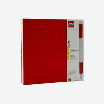 2.0 Red Locking Notebook with Gel Pen by LEGO.