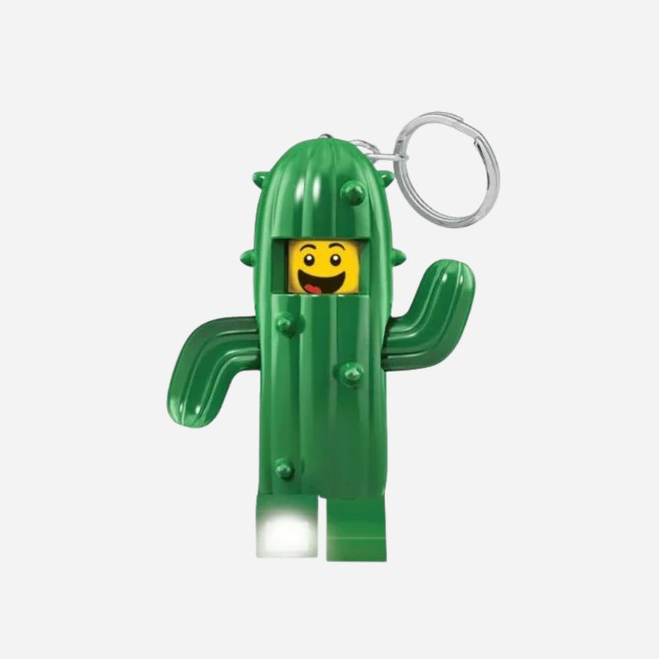 LEGO Iconic Cactus Guy Keychain with Torch Light