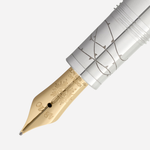 Close up Nib Detail of Meisterstück Romeo & Juliet Limited Edition 715 Fountain Pen by Montblanc.