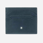 Montblanc Meisterstück Velvet Blue Leather 6CC Card Holder.