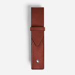 Red Oak Sartorial Leather Envelope 1-Pen Pouch by Montblanc.