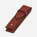 Red Oak Sartorial Leather Envelope 1-Pen Pouch by Montblanc.