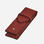 Red Oak Sartorial Leather Envelope 2-Pen Pouch by Montblanc.