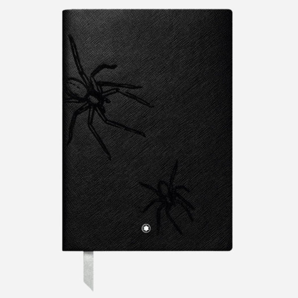 Fine Stationery Lined Black Notebook A5 Heritage Rouge and Noir Spider #146 from Montblanc.