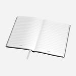 Open View of Fine Stationery Lined Black Notebook A5 Heritage Rouge and Noir Spider #146 from Montblanc.