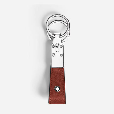 Red Oak Sartorial Leather Loop Key Holder by Montblanc.