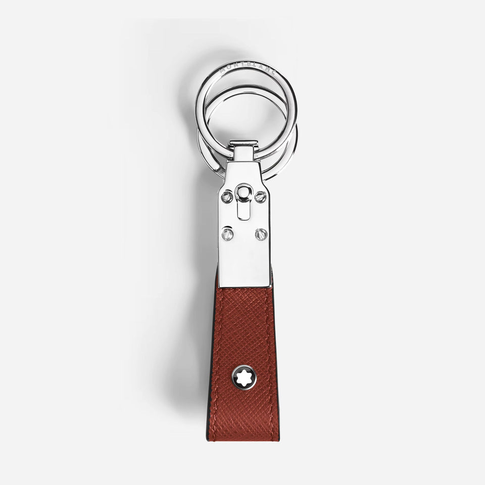 Red Oak Sartorial Leather Loop Key Holder by Montblanc.