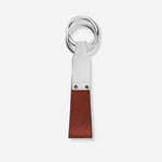 Back View of Red Oak Sartorial Leather Loop Key Holder by Montblanc.