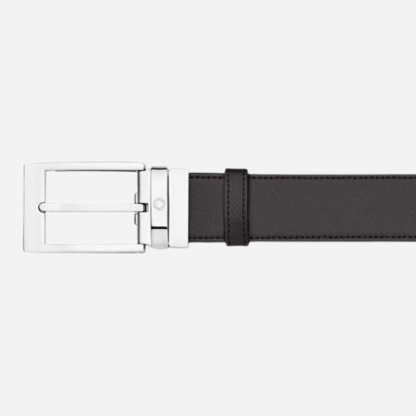 Palladium Reversible Leather Belt in Black/Brown from Montblanc.