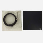 Packaging of Palladium Reversible Leather Belt in Black/Brown from Montblanc.