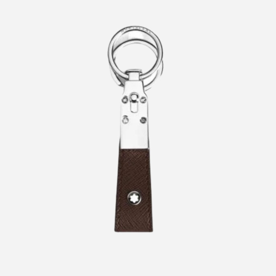 Ebony Sartorial Leather Loop Key  Holder from Montblanc.