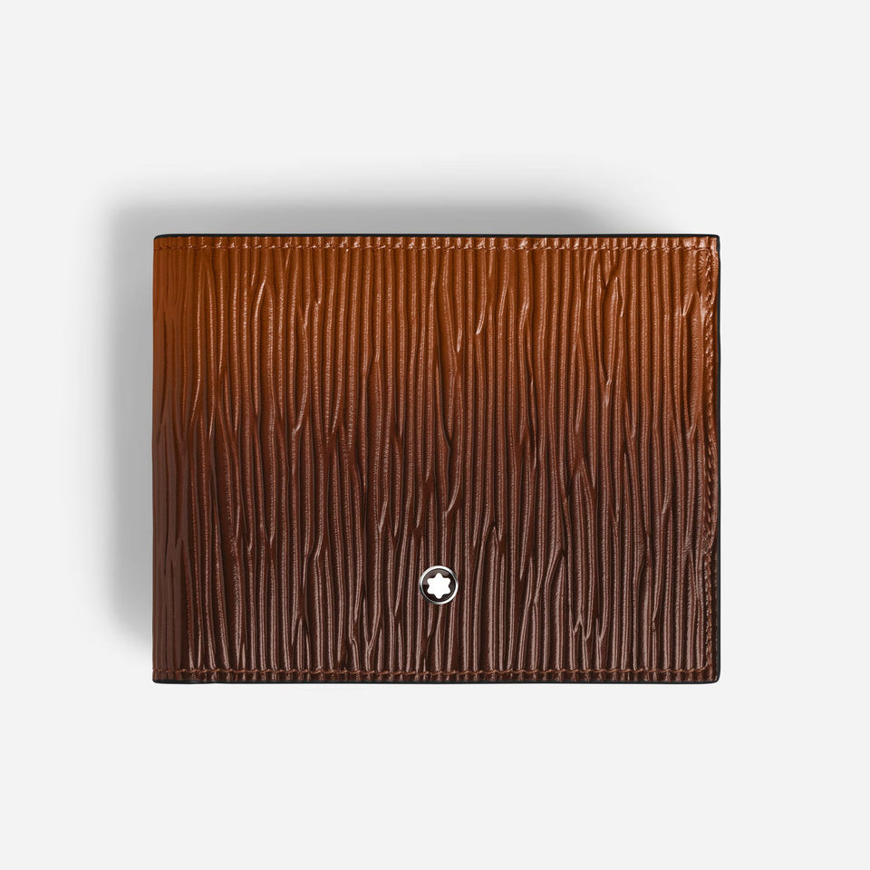 6cc Corteccia Sfumato Leather Wallet by Montblanc.
