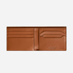 Open View of 6cc Corteccia Sfumato Leather Wallet by Montblanc.