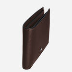 Side View of 8cc Sartorial Leather Wallet in Ebony by Montblanc.