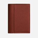 Back View of 4cc Sartorial Leather Card Holder in Red Oak by Montblanc.