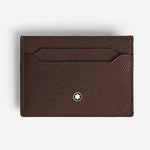 5cc Sartorial Leather Card Holder in Ebony by Montblanc.