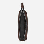 Top View of Sartorial Leather Vertical Belt Messenger Bag in Ebony by Montblanc.