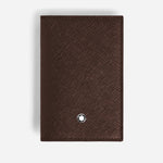 2cc Sartorial Leather Card Holder in Ebony by Montblanc.