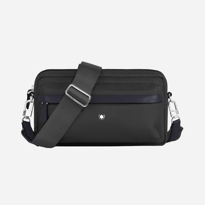 Black Panorama Crossbody Bag by Montblanc.