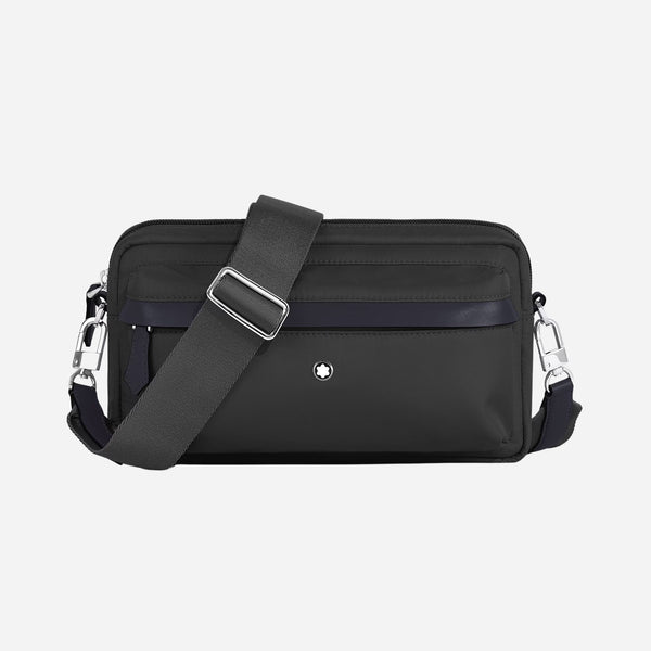 Black Panorama Crossbody Bag by Montblanc.
