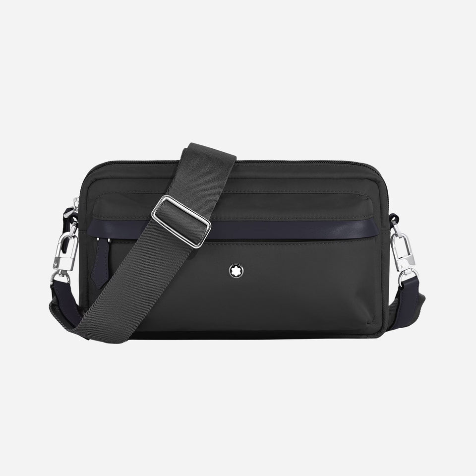 Black Panorama Crossbody Bag by Montblanc.