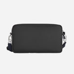 Back View of Black Panorama Crossbody Bag by Montblanc.