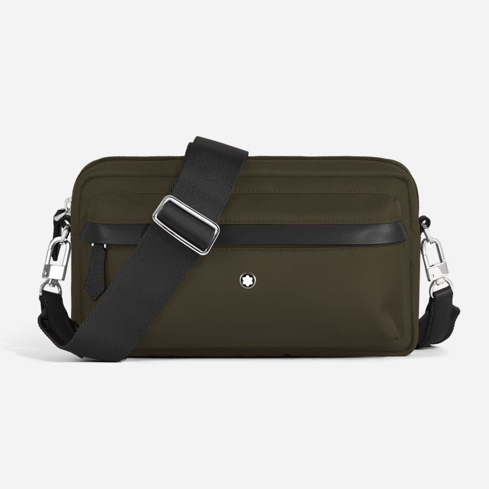 Khaki Panorama Crossbody Bag by Montblanc.
