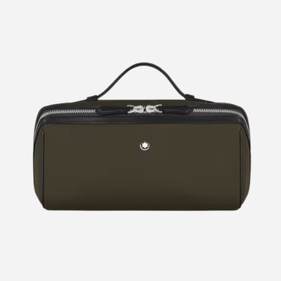 Khaki Panorama Wash Bag by Montblanc.