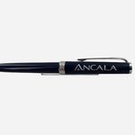 The Montblanc 'Ancala' Company Logo Engraving on PIX Pen Cap.