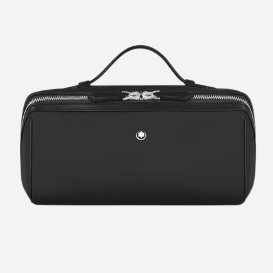 Black Panorama Wash Bag by Montblanc.